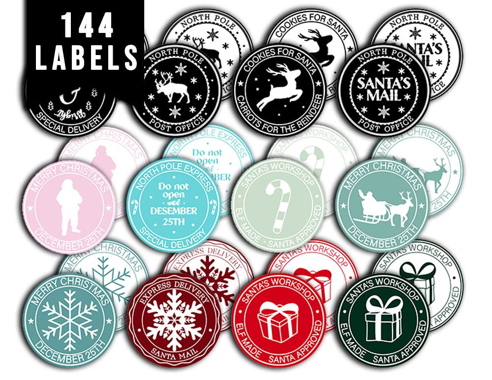 Christmas Quotes, Fussy Cut Christmas Ephemera -6pg Digital Download- Junk Journal Words, Printable Labels, Vintage Typed Ephemera, Titles