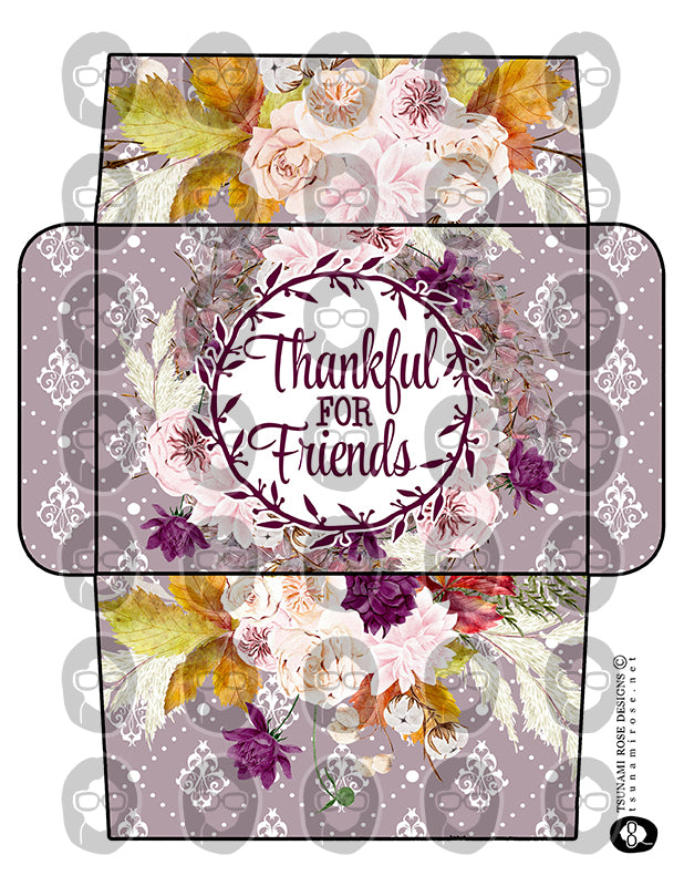 Junk Journal Pockets, Ephemera Pouch -8pg Digital Download- Fall Envelopes, Autumn Quotes, Autumn Printable, Pocket for Journal, Sunflowers