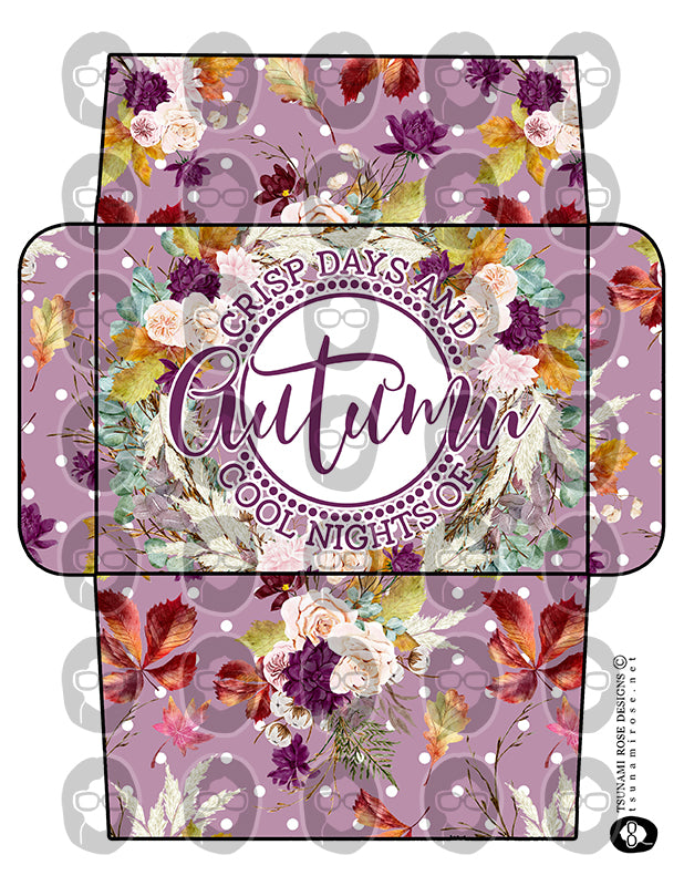 Junk Journal Pockets, Ephemera Pouch -8pg Digital Download- Fall Envelopes, Autumn Quotes, Autumn Printable, Pocket for Journal, Sunflowers