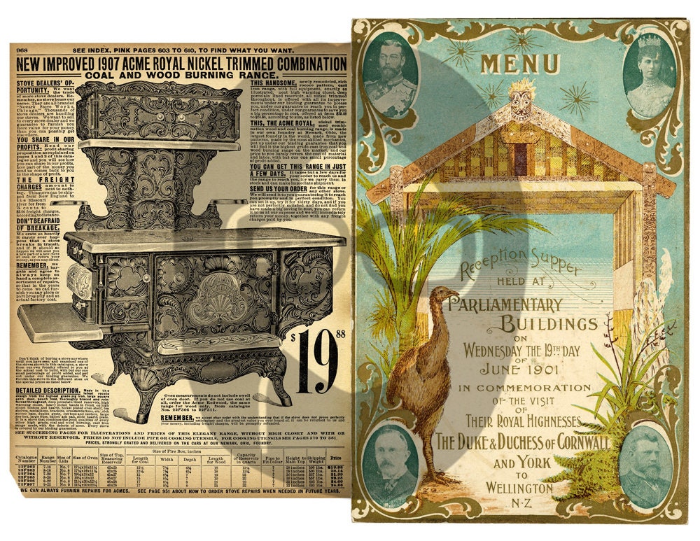 Ephemera Pack - Printable Ephemera Set #36 - 30 Page Instant Download - junk journal kit, journaling kit, journal cards, ephemera paper pack