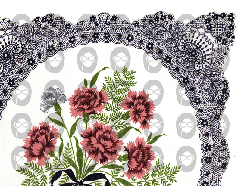 Valentine's Day Ephemera, Printable Vintage Hankies S100 -21pg Digital Download- Junk Journal Pages, Retro And Vintage, Scrapbook Paper