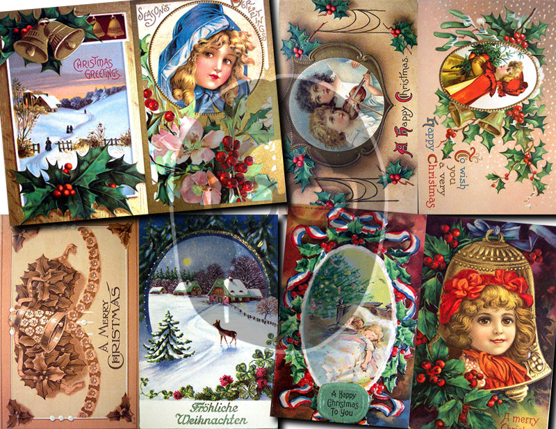 Christmas digital download - Ephemera Set #85 - 30 Pg download - Christmas journal kits, Retro Christmas journal pages, ephemera pack