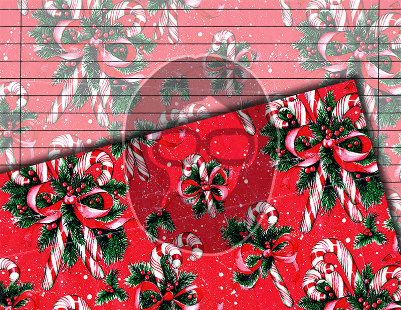 Christmas Journal Pages, Retro Wrapping Paper -32pg Digital Download- Journaling Vintage Ephemera, Santa Claus, December Journal Pages