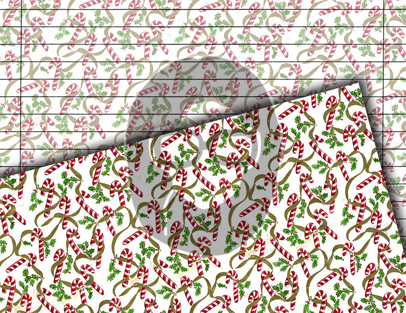 Christmas Journal Pages, Retro Wrapping Paper -34pg Digital Download- Journaling Vintage Ephemera, Santa Claus, December Journal Pages