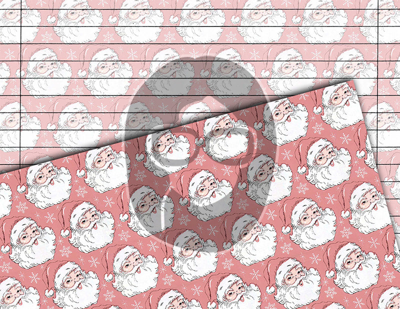 Pink Christmas, Printable Vintage Paper -20pg Digital Download- Junk Journal Pages, Retro Xmas, Ephemera Paper Pack, Retro Wrapping Paper