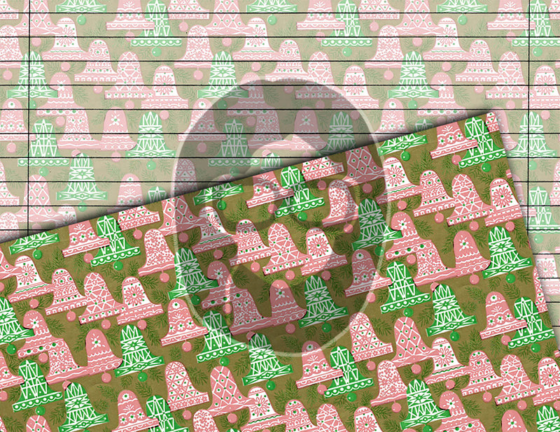 Pink Christmas, Printable Vintage Paper -20pg Digital Download- Junk Journal Pages, Retro Xmas, Ephemera Paper Pack, Retro Wrapping Paper