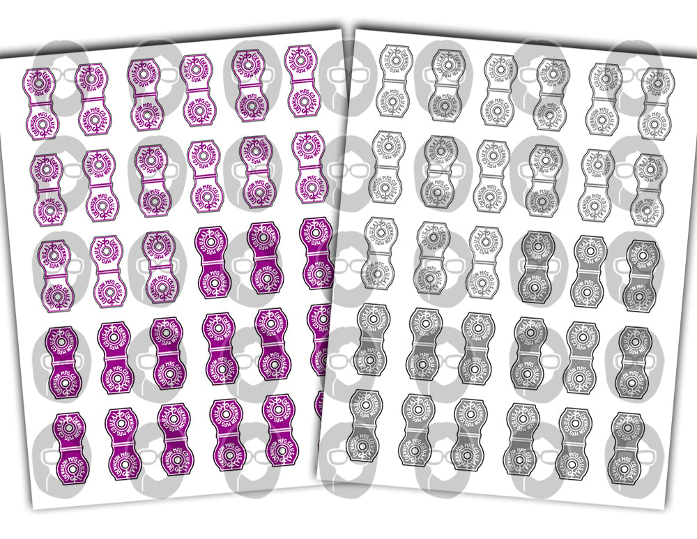 Hole Reinforcements, Tag Reinforcements -24pg Digital Download- Ring Planner, Paper Hole, Journaling Supplies, Junk Journal Printable