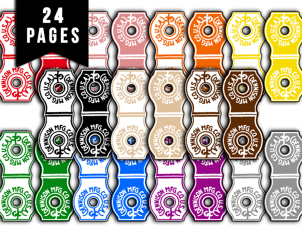 Hole Reinforcements, Tag Reinforcements -24pg Digital Download- Ring Planner, Paper Hole, Journaling Supplies, Junk Journal Printable