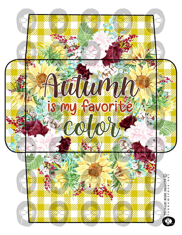 Fall Envelopes, Junk Journal Envelopes -8pg Digital Download- Journaling Envelopes, Scrapbook Envelope, Ephemera Pouch, 4x6 Envelopes,Autumn