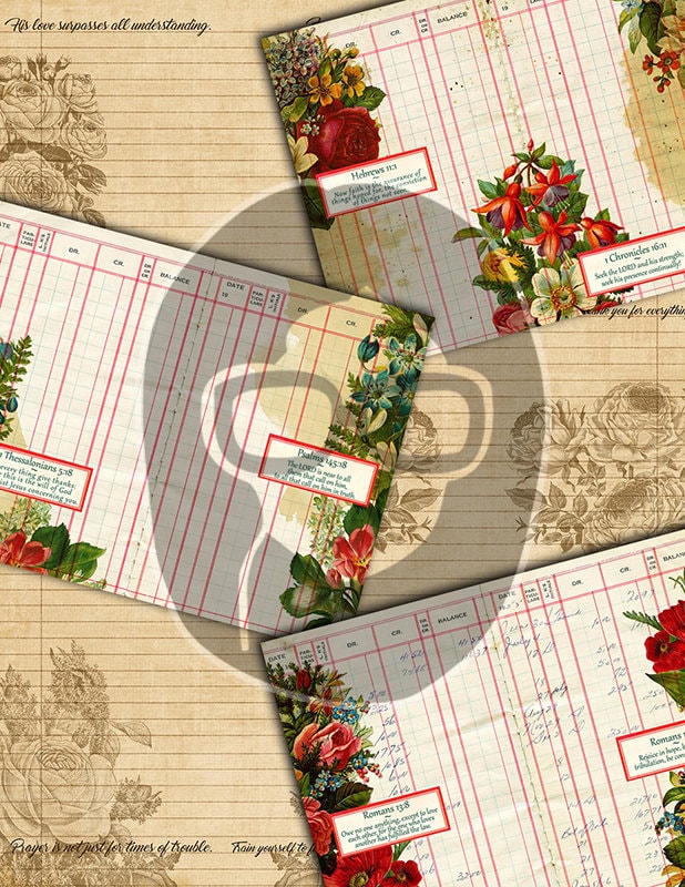 Bible Journaling Printables, Bible Study Journal Bundle -41pg Digital ...