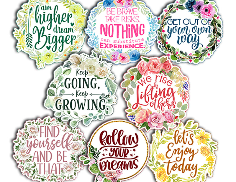 Quotes About Life Printable, Scrapbook titles, S6 -3pg Digital Download- Positive Affirmations Words, For Junk Journaling, Ephemera Words