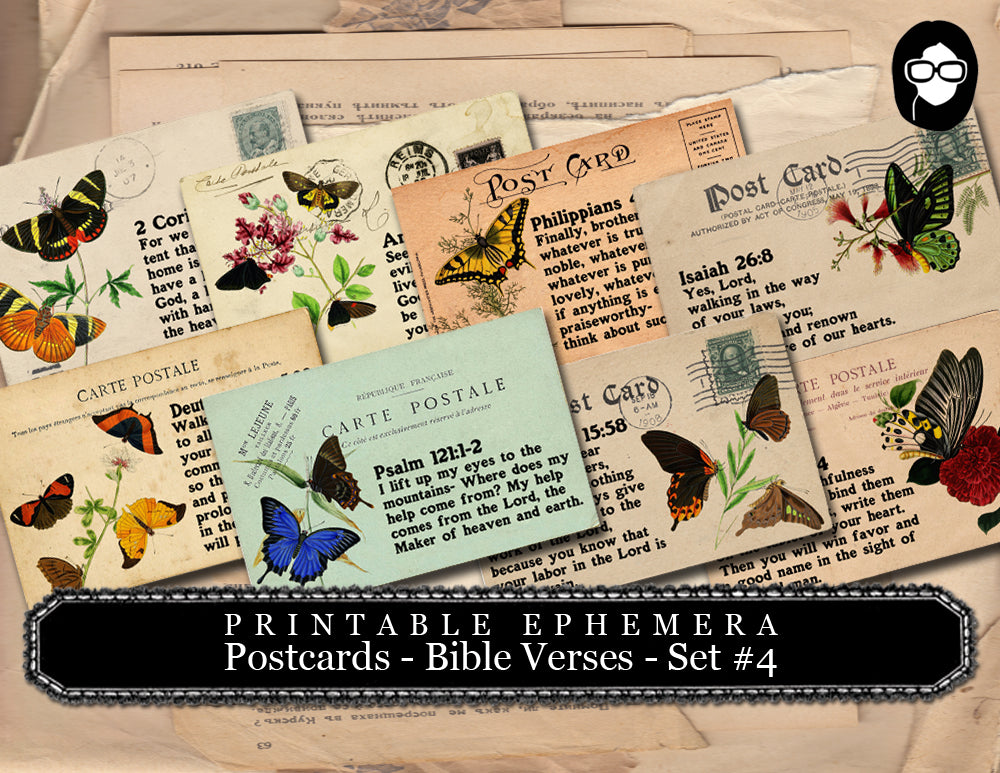 Illustrated Faith - Hummingbird Worship Prayer Journal PostCards #3 - 2 Pg Instant Download - bible journaling kit, printable verses